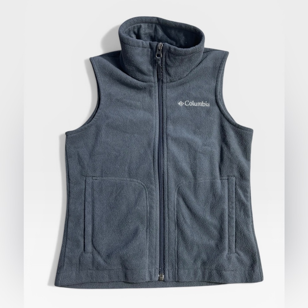 5 for $25🔥Columbia Zip Front Fleece Vest‎ Boys XS (6/6X)